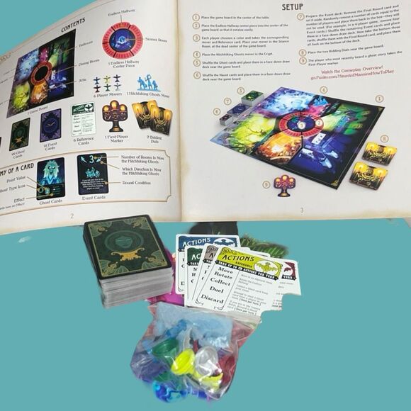 DISNEY Haunted Mansion CALL OF THE SPIRITS Game COMPLETE - Picture 6 of 8